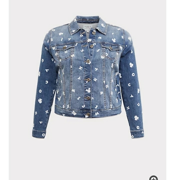 disney mickey denim jacket